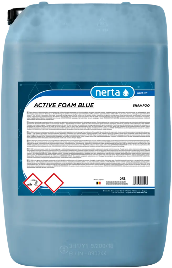 Упаковка продукции Nerta 25л. ACTIVE FOAM BLUE.