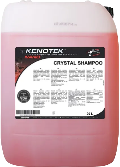 Упаковка продукції Kenotek. CRYSTAL SHAMPOO.