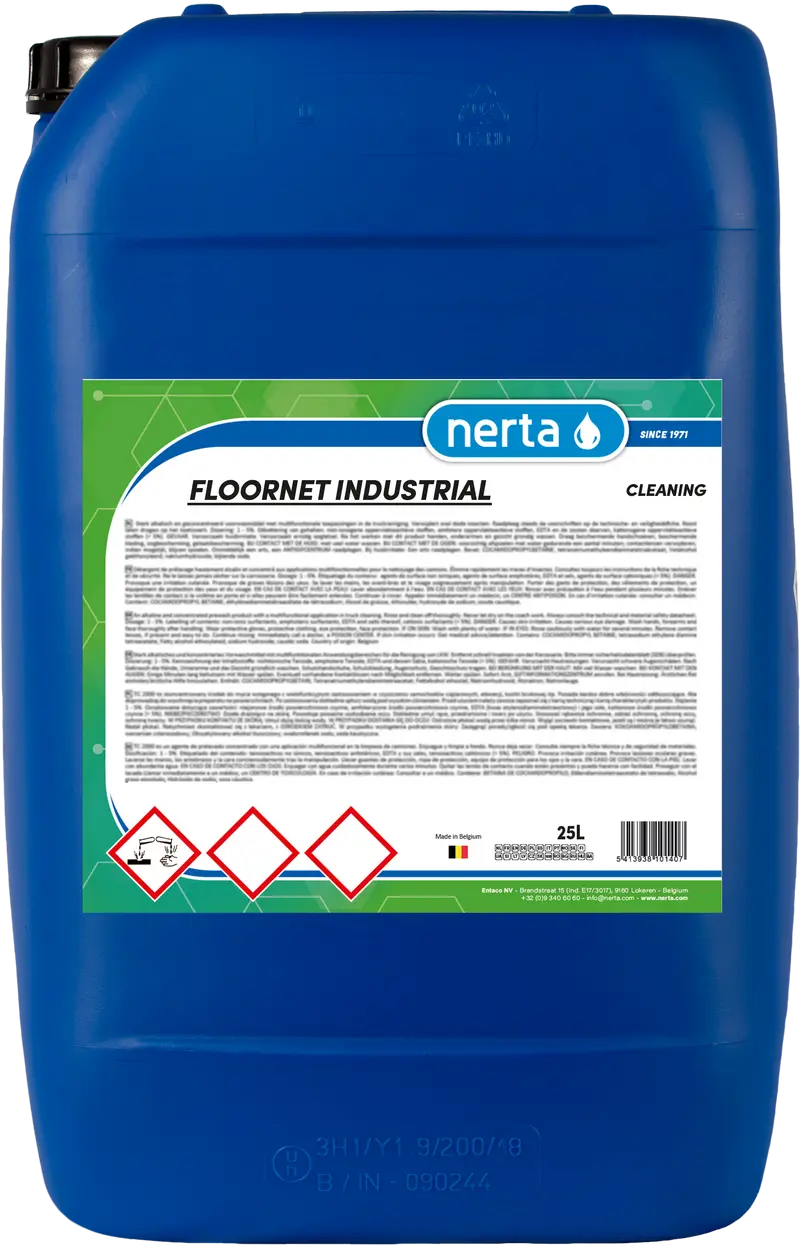 Упаковка продукции Nerta 25л. FLOORNET INDUSTRIAL.