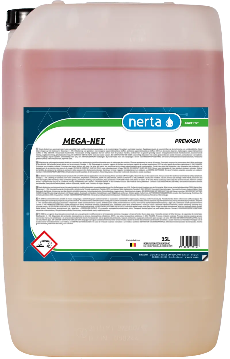 Упаковка продукції Nerta 25л. MEGA NET.