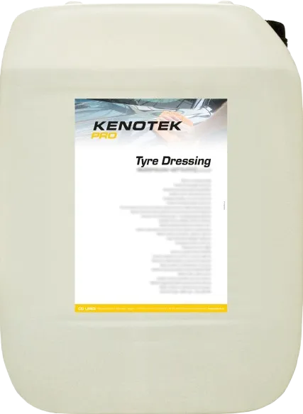 Упаковка продукции Kenotek 5л. TYRE DRESSING.