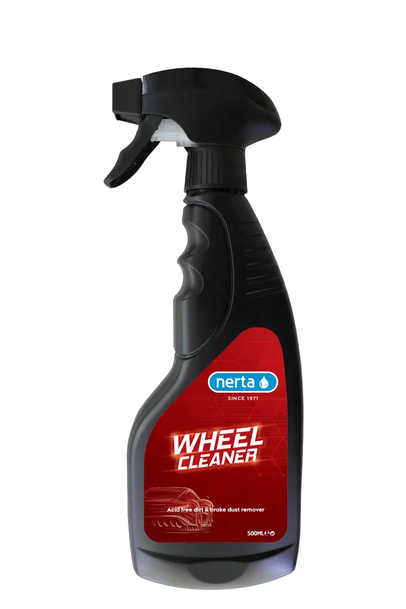 Упаковка продукции Nerta 0.5л. WHEEL CLEANER.