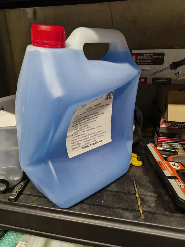 Как правильно хранить канистру Kenotek Glass Cleaner